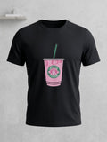 Unisex Black T-Shirt, Cafecito y Chisme
