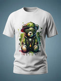 Urban Hip Hop Bear Streetwear T Shirt