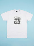 Premium T shirt Typographic Design Sunshine Hurricane