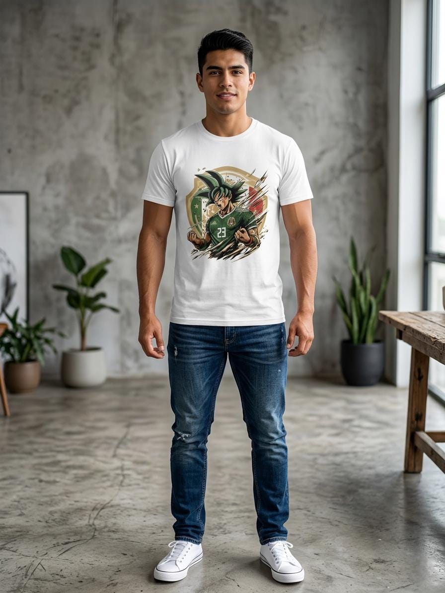 Unique Design T shirt Goku Mexico #23