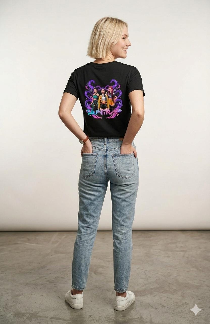 HUNTRAX Streetwear T-Shirt K-Pop & Cyberpunk Style