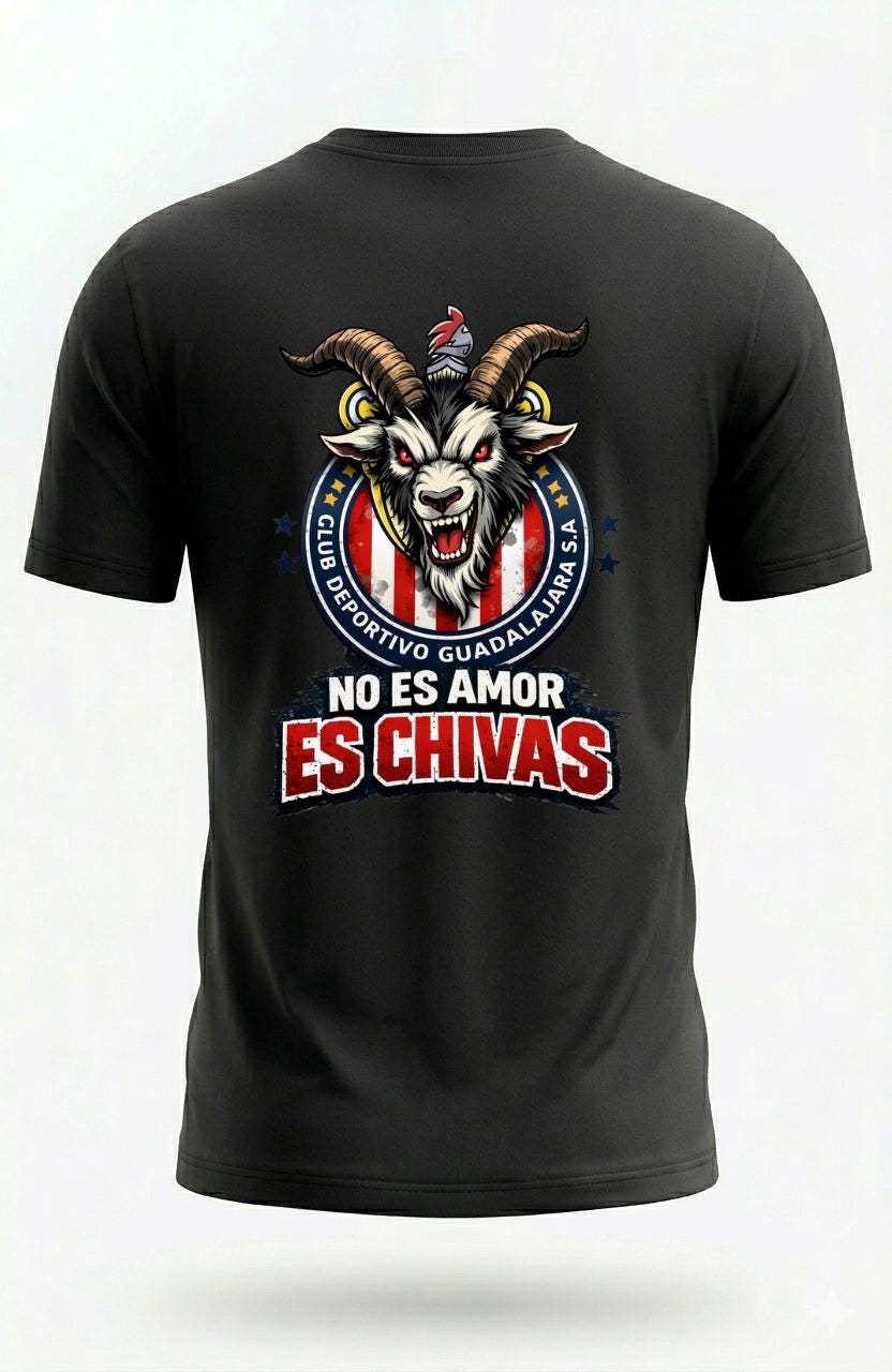 Chivas Rayadas T-Shirt It's Not Love It's Chivas Special Edition