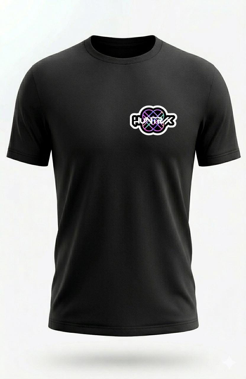 HUNTRAX Streetwear T-Shirt K-Pop & Cyberpunk Style