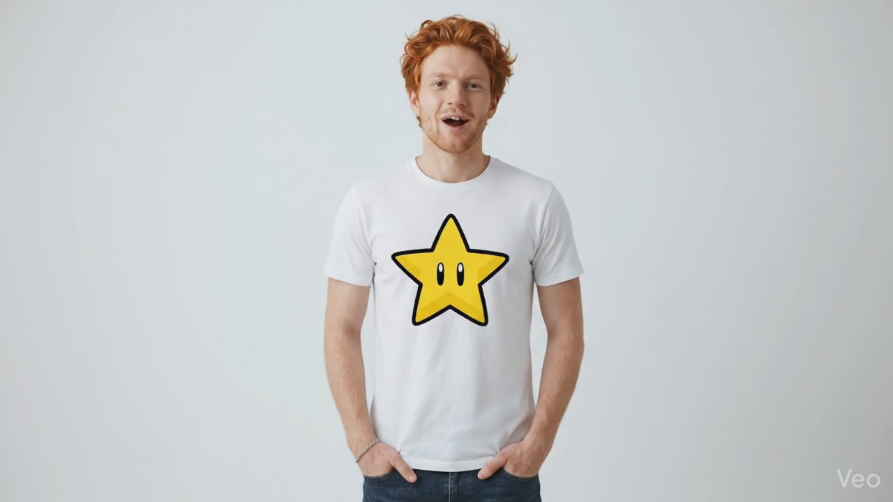 Retro Super Mario Double-Sided T-Shirt