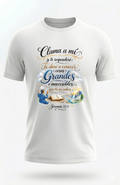 Jeremiah 33:3 Christian T-Shirt Artistic Spiritual Design