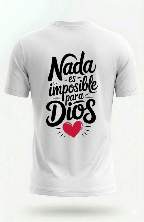 Christian T-Shirt "Nothing is Impossible for God"
